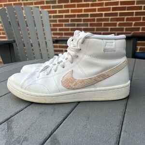 Nike White High-Top Sneakers